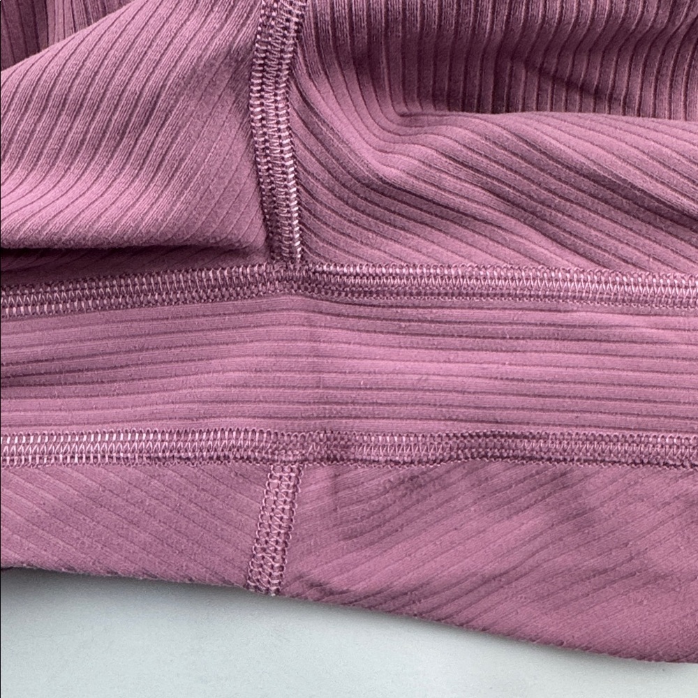 Lululemon Align Ribbed High-rise pants in velvet dust size 12 inseam 24” inseam - Picture 5 of 6